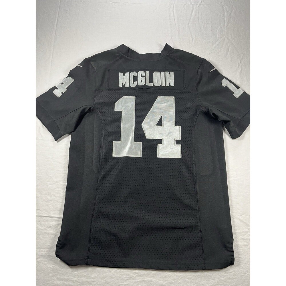 Nike Matt McGloin Oakland Raiders Jersey Mens Size 40 Elite Black 14 Penn State